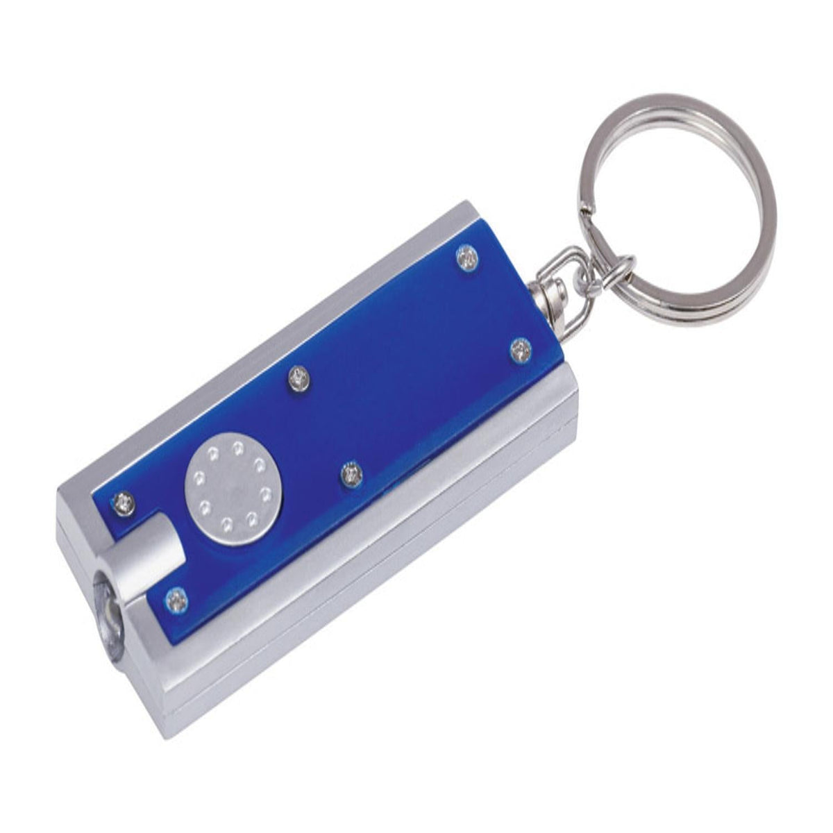 Hillman 1 in. D Plastic Assorted LED Light/Split Ring Key Chain