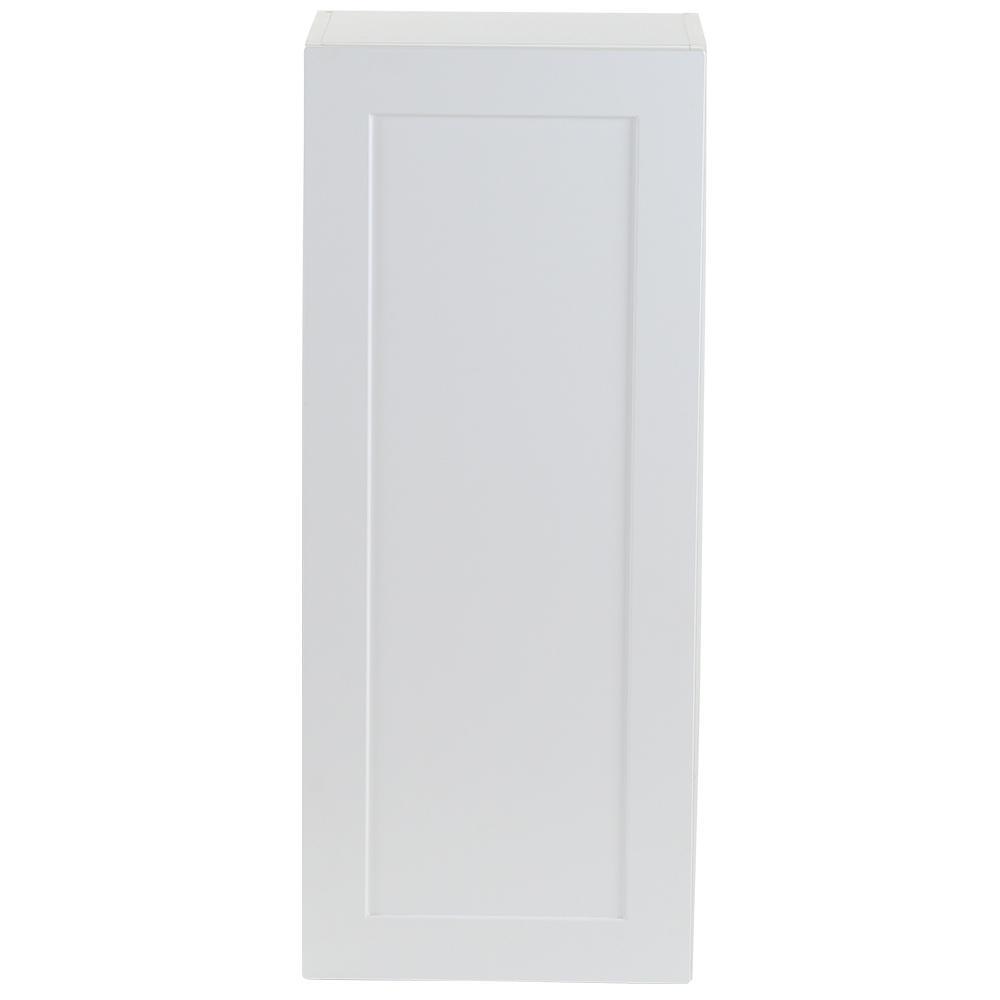 Cambridge Shaker Assembled 30x42x12.5 in. Wall Cabinet with 2 Soft Close Doors in White - Super Arbor