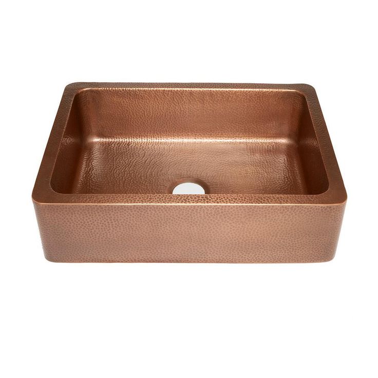 Corbet All-in-One Farmhouse Apron-Front Copper 30 in. Single Bowl Kitchen Sink with Pfister Bronze Faucet and Strainer