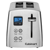 Compact 2-Slice Stainless Steel Toaster