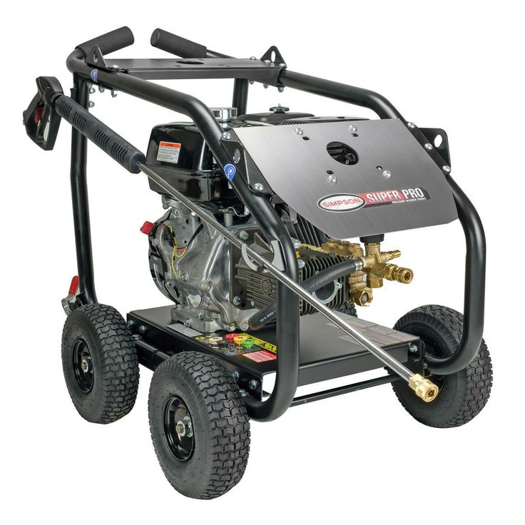 Simpson Super Pro Roll-Cage 4000 PSI at 3.5 GPM HONDA GX270 Cold Water Professional Gas Pressure Washer