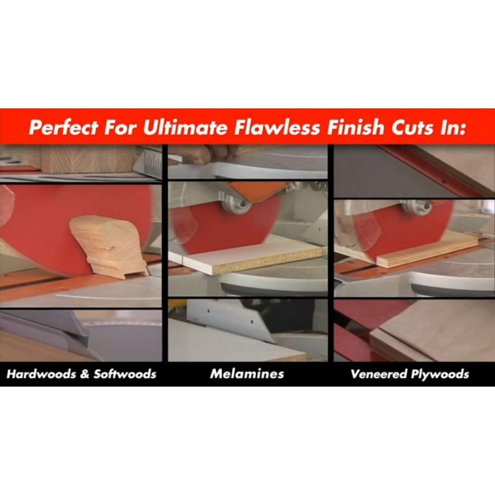 10 in. x 90-Teeth Ultimate Polished Finish Saw Blade - Super Arbor