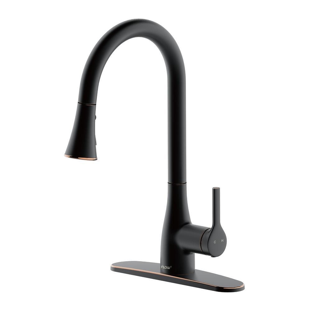 Classic Series Single-Handle Standard Kitchen Faucet in Brushed Nickel - Super Arbor