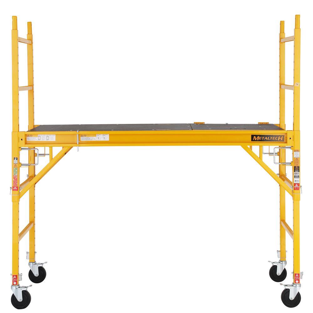 Safeclimb 6 ft. x 6 ft. x 2-1/2 ft. Baker Style Scaffold 1100 lbs. Capacity - Super Arbor
