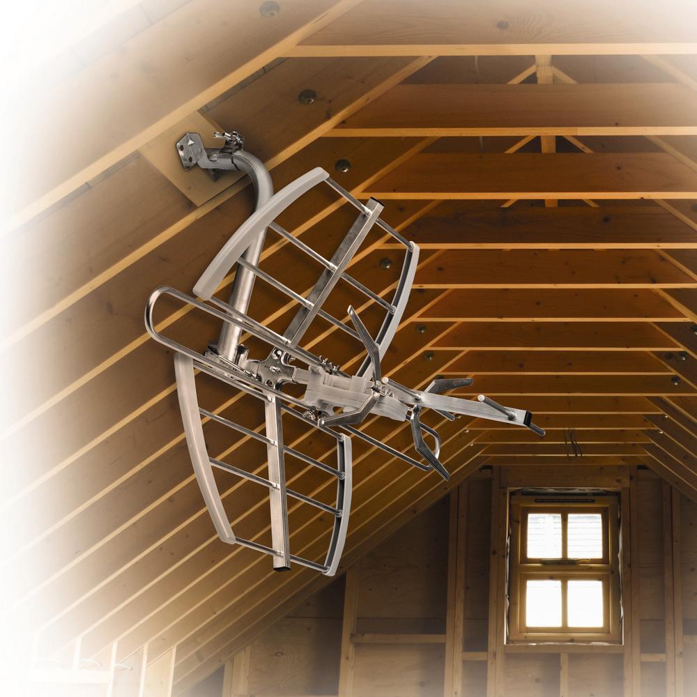 Attic/Outdoor Compact Design HDTV Antenna - Super Arbor