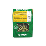 #8 x 1-1/4 in. T-Star Plus Drive Flat Head Partial Thread Yellow Zinc Multi-Material Screw (240 per Box)