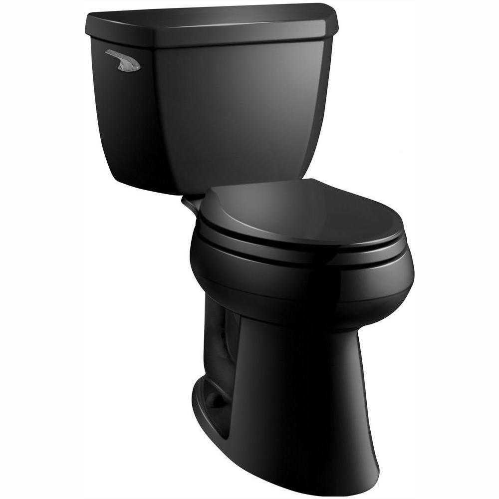 Highline Classic Comfort Height 10 in. Rough-In 2-Piece 1.28 GPF Single Flush Elongated Toilet in Biscuit - Super Arbor