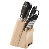 15-Piece Knife Set in Stainless Steel