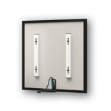 400-Watt Infrared Electric Panel Heater Black - Super Arbor