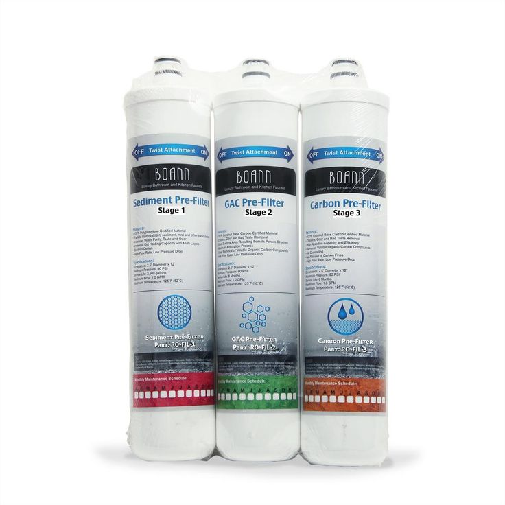 6-Month Filter Pack Reverse Osmosis Water Filtration System