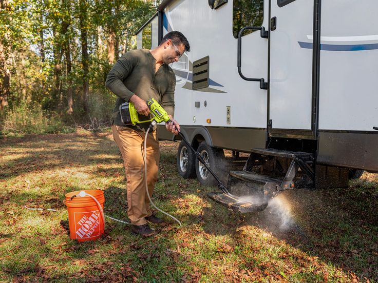 RYOBI ONE+ 18-Volt 320 PSI 0.8 GPM Cold Water Cordless Power Cleaner (Tool Only)