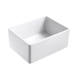 Sutton Place Farmhouse Fireclay 27 in. Single Bowl Kitchen Sink with Grid with Grid and Strainer