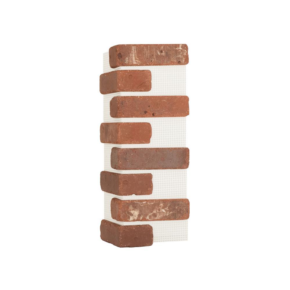 Brickwebb Rushmore Thin Brick Sheets - Corners (Box of 3 Sheets) 21 in x 15 in (5.3 linear ft.) - Super Arbor