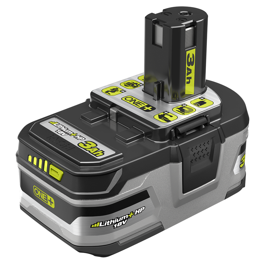 RYOBI 18V ONE+ Lithium-Ion LITHIUM+ HP 3.0Ah High Capacity Battery