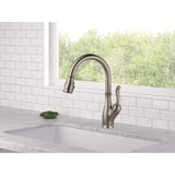 Delta Leland 1-Handle Deck Mount Pull-Down Handle/Lever Residential Kitchen Faucet (Deck Plate Included)
