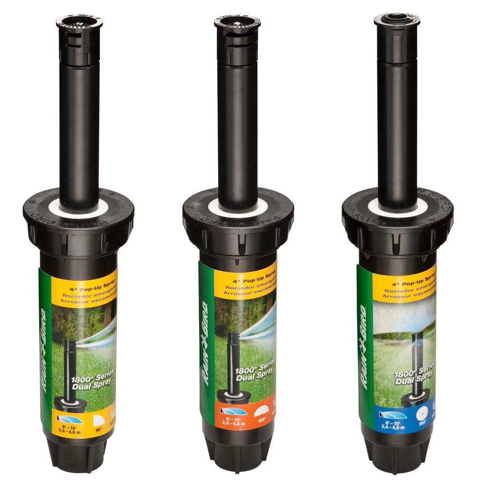 1800 Series 3 in. Dual Spray Quarter Circle Sprinkler