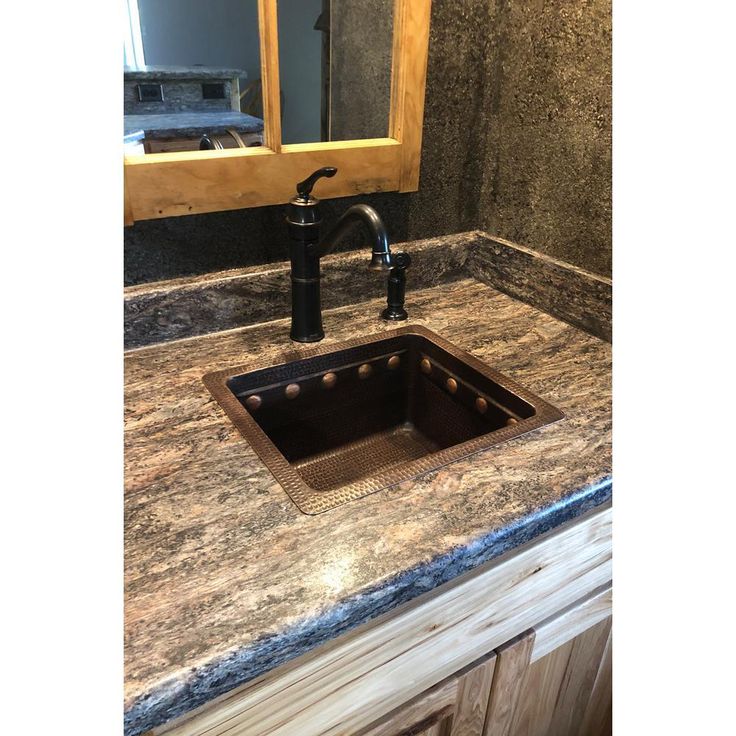Dual Mount Copper 16 in. Single Bowl Barrel Strap Kitchen Sink in Oil Rubbed Bronze