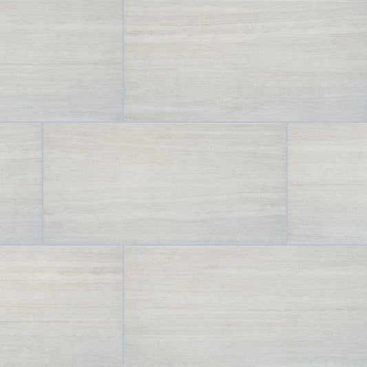 MSI Classico Blanco 12 in. x 24 in. Matte Porcelain Floor and Wall Tile (16 sq. ft. / case)