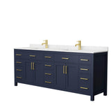 Beckett 42 in. W x 22 in. D Single Vanity in White with Cultured Marble Vanity Top in White with White Basin - Super Arbor