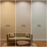 Commercial Electric 1 ft. x 4 ft. 40-Watt Dimmable White Integrated LED 4000 Lumens Frameless Flat Panel with Color Change 3CCT