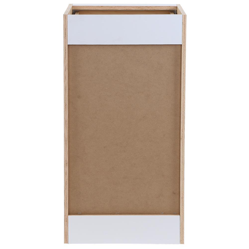 Cambridge Shaker Assembled 18 in. x 34.5 in. x 24.5 in. Base Cabinet w/ 1 Soft Close Drawer & 1 Soft Close Door in White - Super Arbor