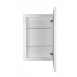 Silverton 14 in. x 28 in. x 4 in. Recessed Medicine Cabinet in White - Super Arbor
