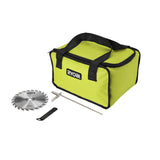 RYOBI 15 Amp Corded 7-1/4 in. Circular Saw with EXACTLINE Laser, 24T Carbide Blade, Edge Guide & Bag