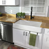 The Baltic Butcher Block 8-ft Natural Straight Butcher Block Birch Kitchen Countertop