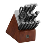 Solution 18-Piece Stainless Steel Knife Set with Block