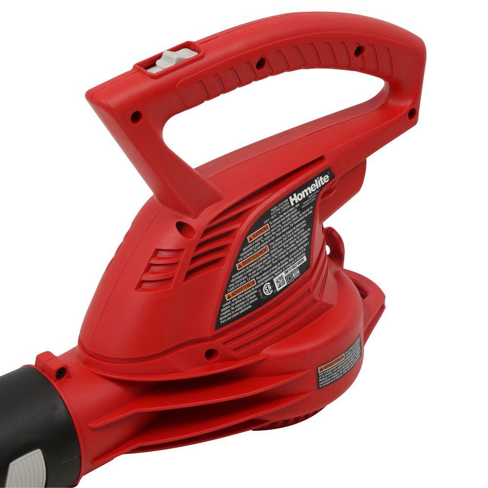 Homelite 150 MPH 233 CFM 7 Amp Electric Leaf Blower/Sweeper - Super Arbor