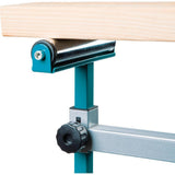 33.5 in. x 69.5 in. Folding Rolling Miter Saw Stand - Super Arbor