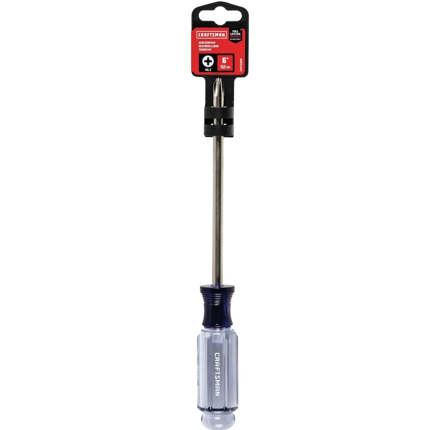Craftsman No. 2 x 6 in. Phillips Screwdriver - Durable and Comfortable