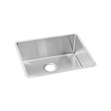 Crosstown Undermount Stainless Steel 14 in. Single Bowl Bar Sink with Bottom Grid and Drain