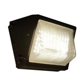 Falcon 50-Watt Bronze Outdoor Integrated LED Wall Pack Light with Integrated Photocell Surge Protector Dimming
