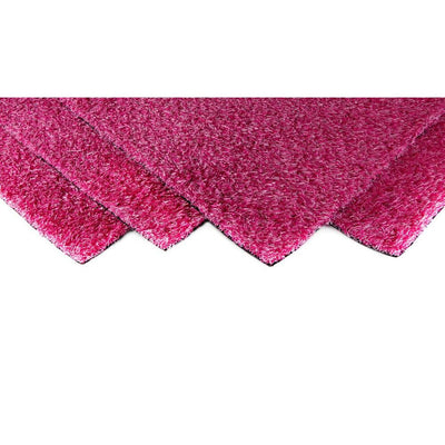 GREENLINE Pink Blend 12 ft. Wide x Cut to Length Artificial Grass - Super Arbor