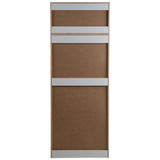 Cambridge Shaker Ready-to-Assemble 33x90x24.5 in. Double Oven Cabinet w/ 2 Soft Close Doors & 1 Soft Close Door in White