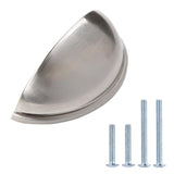 3 in. (76 mm) Center-to-Center Satin Nickel Bin Cup Drawer Pull (10-Pack)