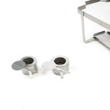 8 Qt. Foldable Frame Stainless Steel Chafing Dish Buffet Chafer Complete Set