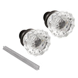 ss Door Knobs with Classic Bronze Finished Bases, 2 in. Outside Diameter, Indoor Use - Super Arbor