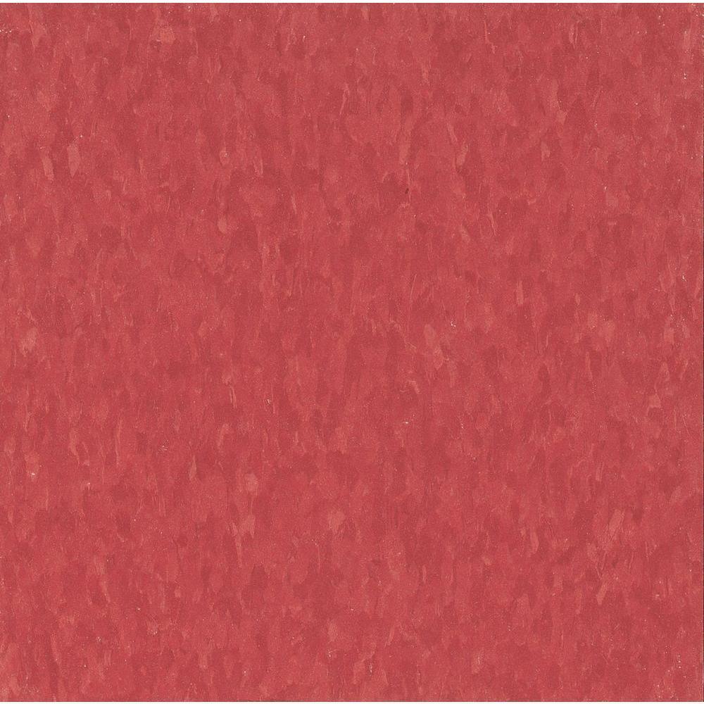 Armstrong Imperial Texture VCT 12 in. x 12 in. Maraschino Standard Excelon Commercial Vinyl Tile (45 sq. ft. / case) - Super Arbor