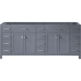 Caroline Parkway 72 in. W Bath Vanity Cabinet Only in White - Super Arbor