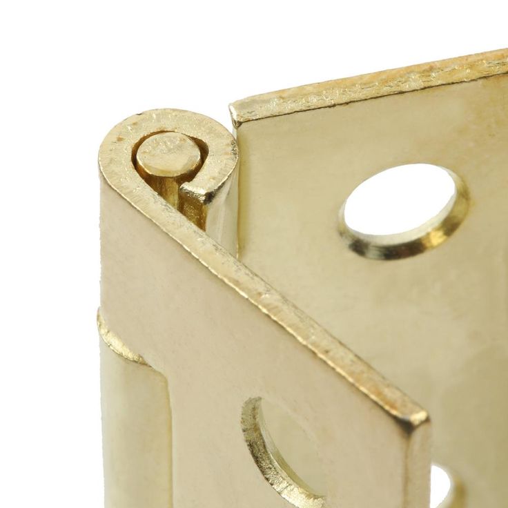 2 in. x 1-3/8 in. Bright Brass Broad Hinges