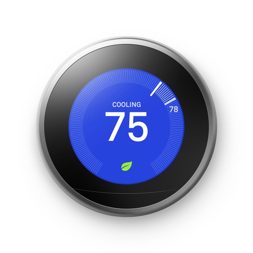 Nest Learning Thermostat 3rd Gen in Brass - Super Arbor