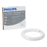 Philips 22-Watt 8 in. Linear T9 Fluorescent Tube Light Bulb Cool White (4100K) Circline