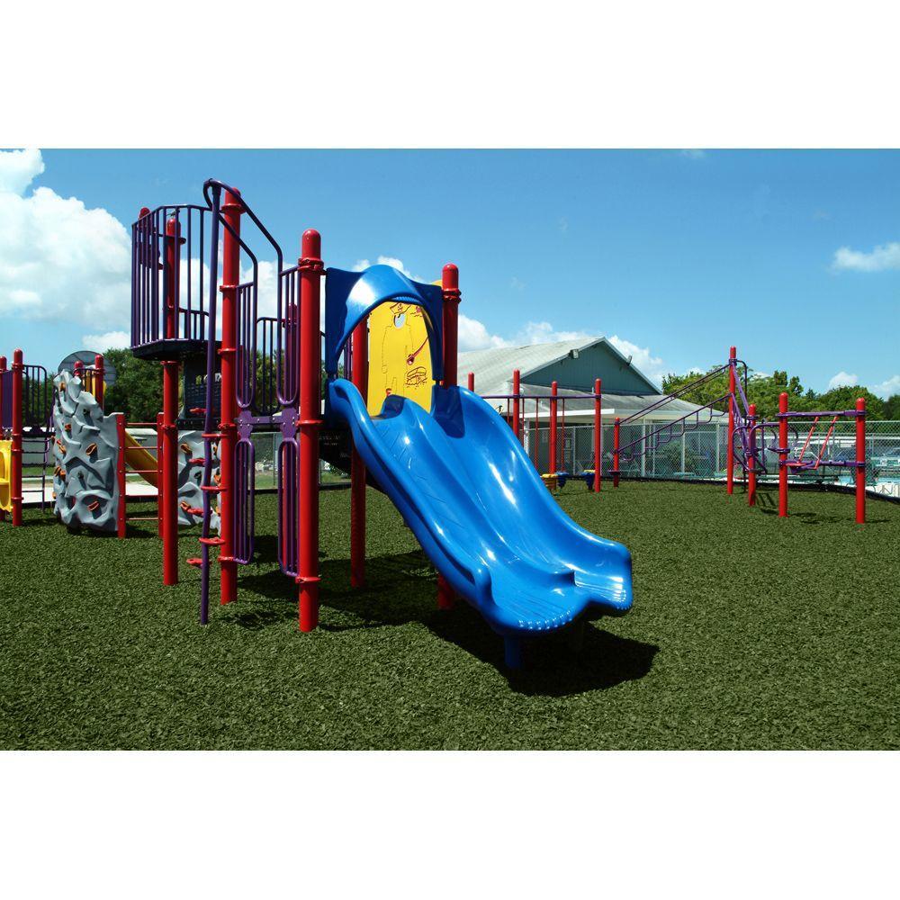 76.9 cu. ft. Green Rubber Mulch - Super Arbor