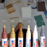 Grout Marker Grout Tile Pen Grout Restorer Pen Renew Marker with Replacement Nib for Tile Grout Lines Tile Wall Floor Bathrooms Kitchen