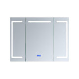 Lesina 48 in. W. x 36 in. H. Recessed or Surface-Mount LED Medicine Cabinet with Defogger