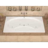 Imperial 7 ft. Rectangular Drop-in Whirlpool Bathtub in White - Super Arbor