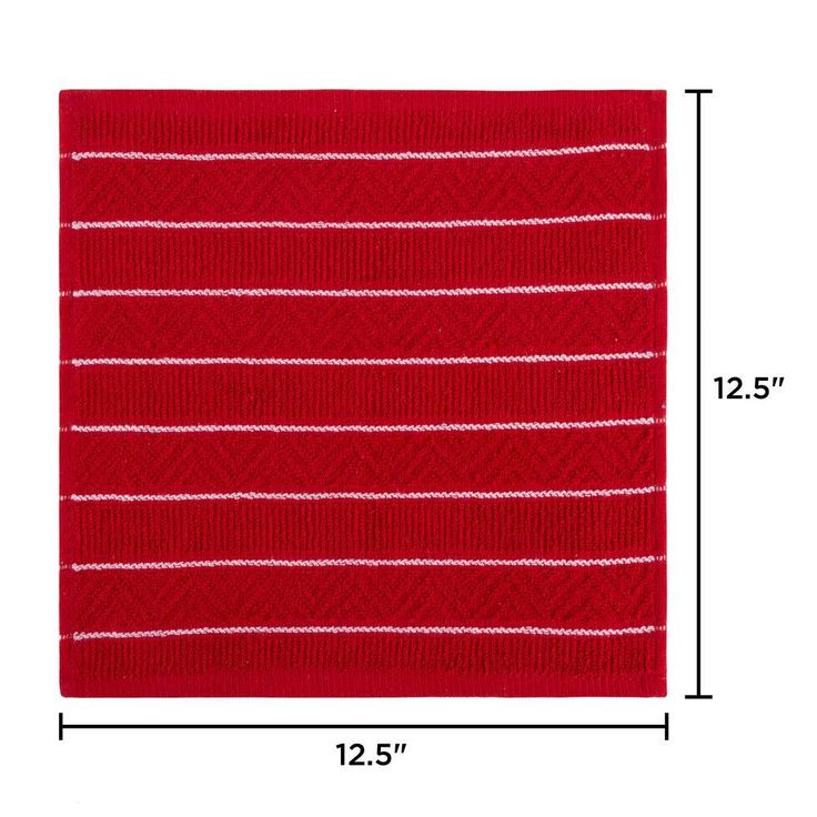 100% Cotton Striped Chevron Weave 16 Piece Set of Kitchen Dish Clothes