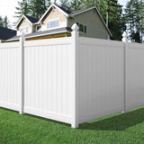 Pro- Series 6 ft. H x 6 ft. W Vinyl Woodbridge Privacy Fence Panel - Super Arbor